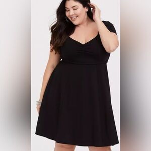Torrid Mini Studio Luxe Ponte Skater Dress 2X
